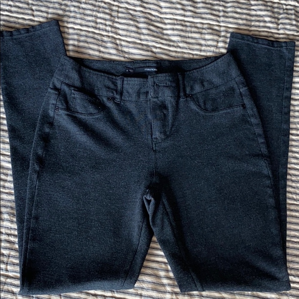 Maurices Gray Skinny Pants